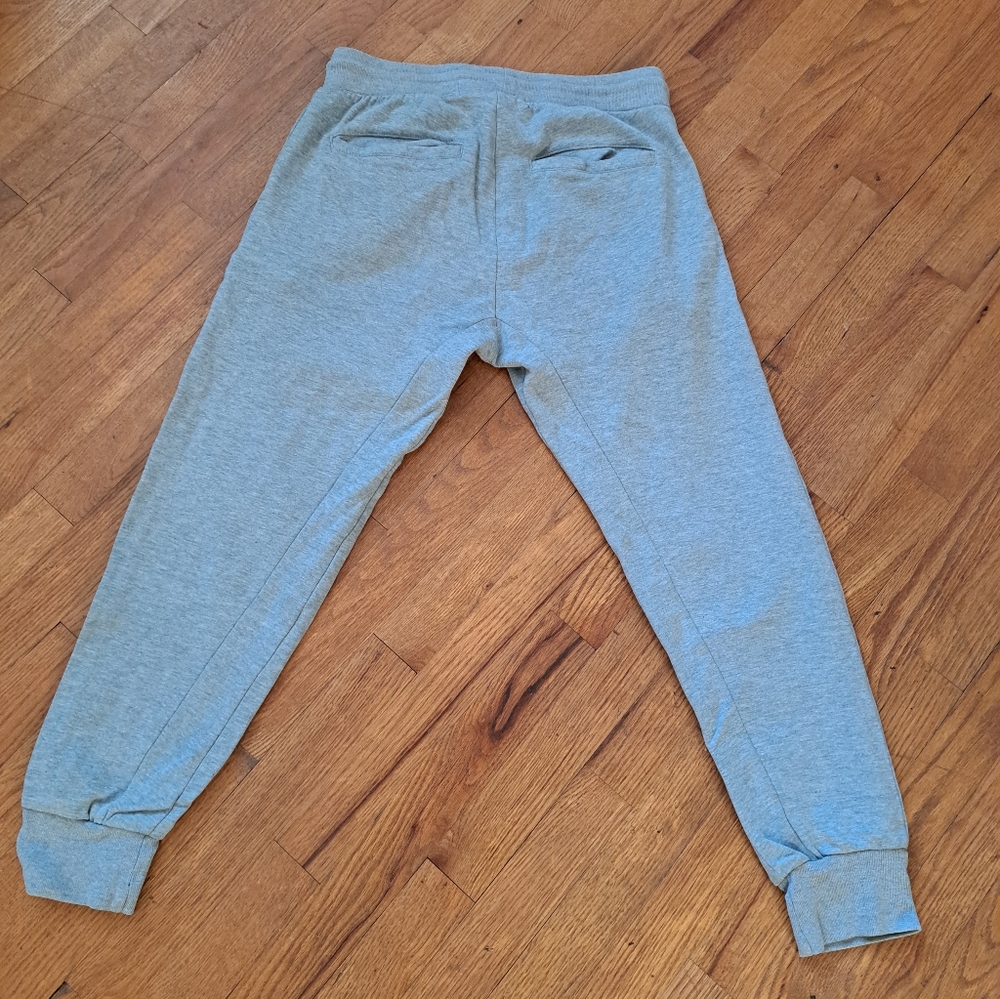 Zara Light Gray Jogger Sweatpants Sz M - Picture 6 of 7